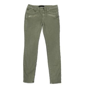 Rock & Republic Kashmiere Skinny Jeans Womens 6 Green Mid Rise Stretch Denim 30W